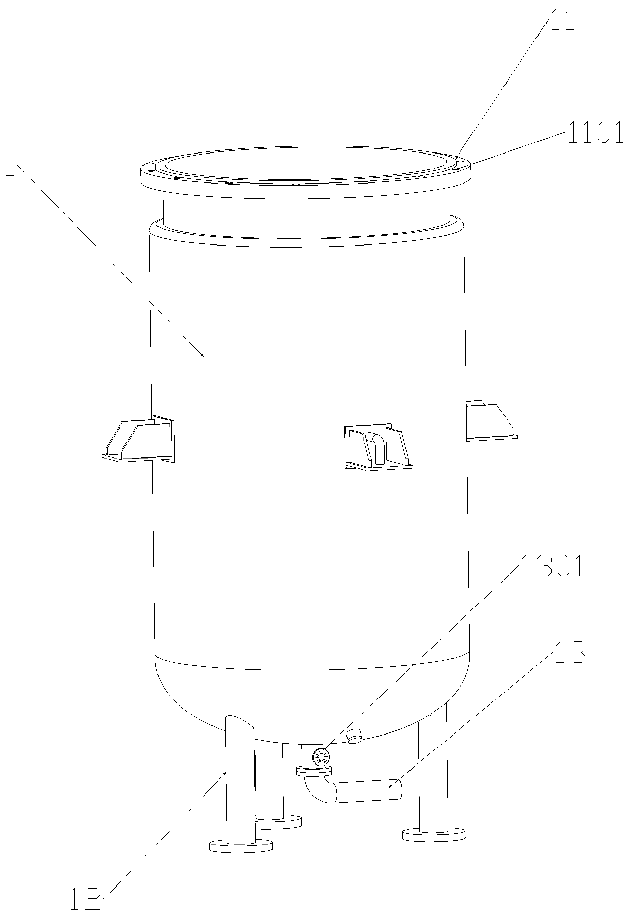 Method and device for preparing oxidized bactericide