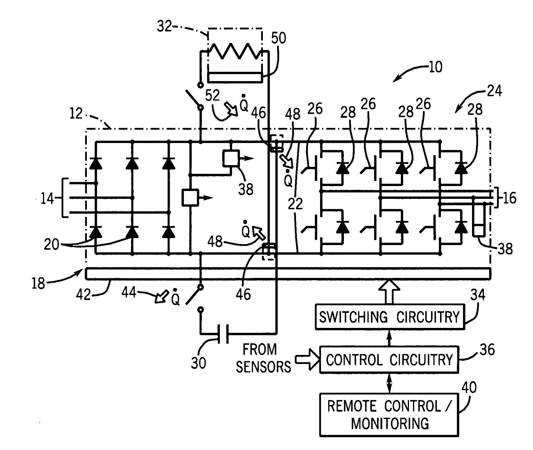 Phase change cooled electrical connections for power electronic devices