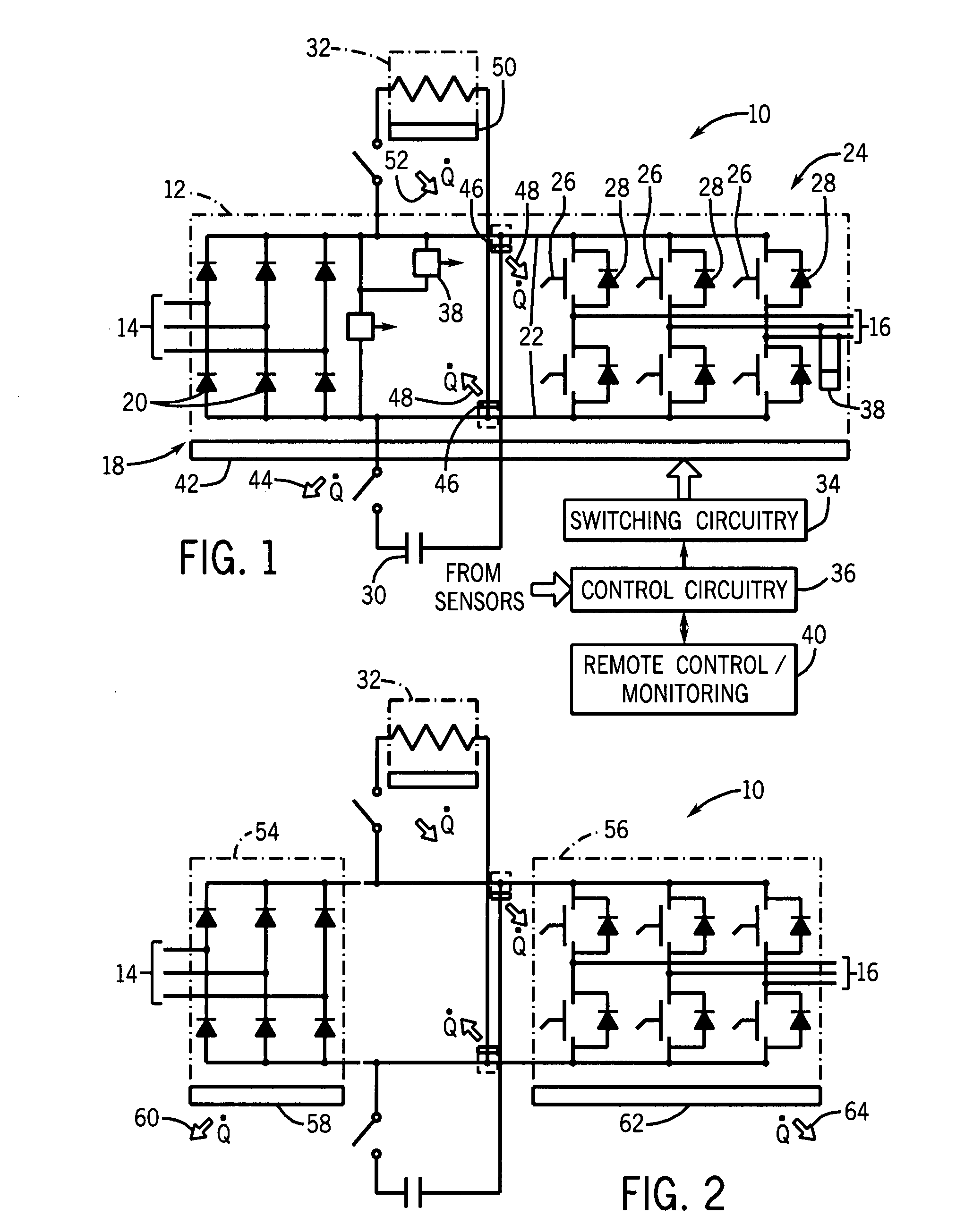 Phase change cooled electrical connections for power electronic devices