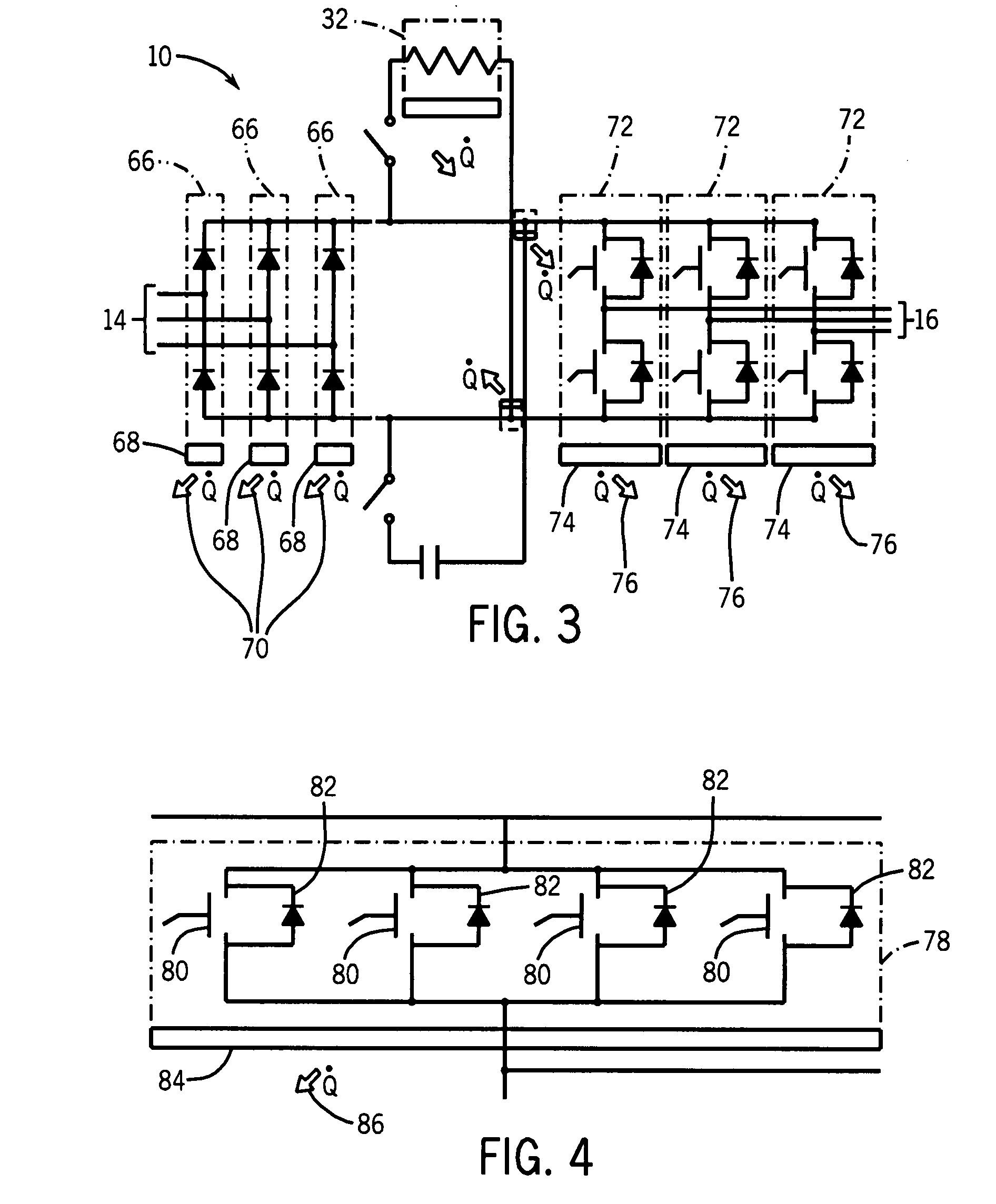 Phase change cooled electrical connections for power electronic devices