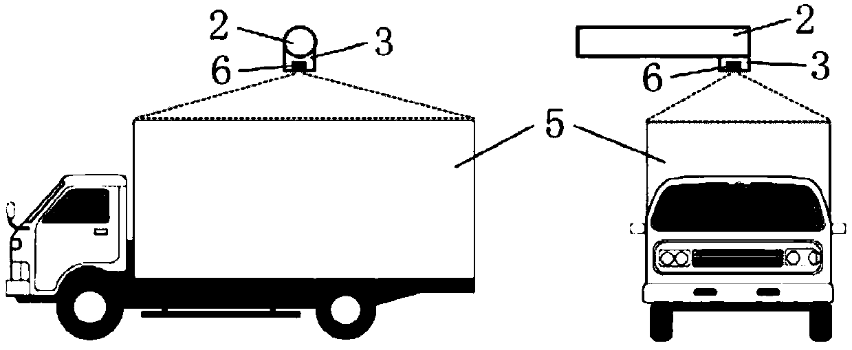 Grain harvesting and transporting integrated loading device and method based on image recognition