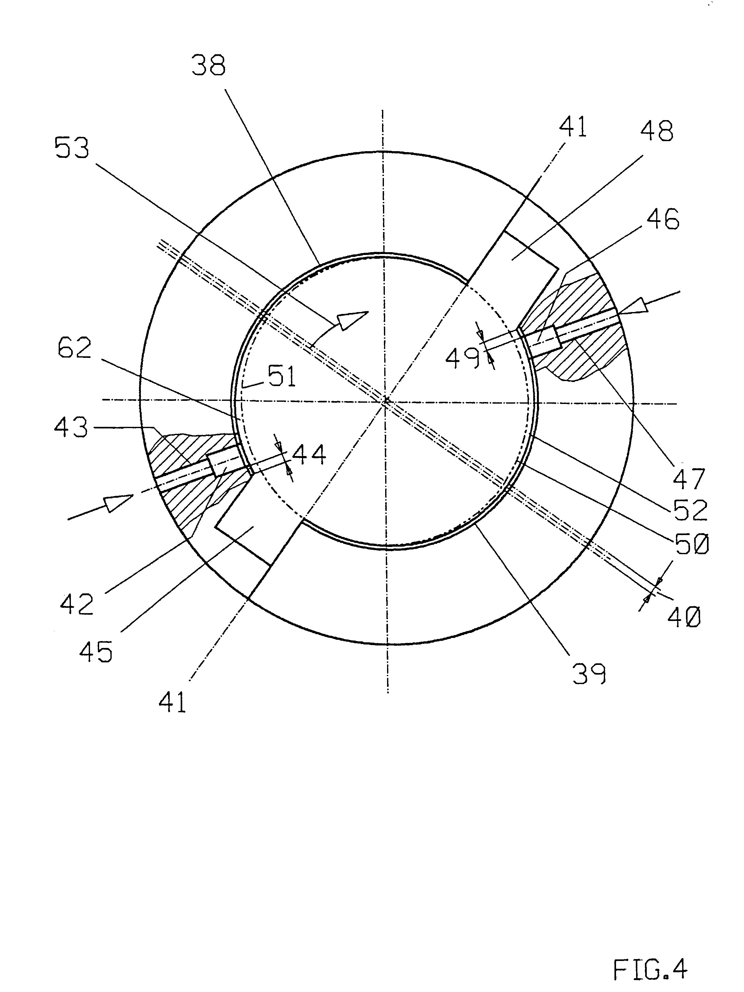 Hydrodynamic plain bearing and method of lubricating and cooling the bearing