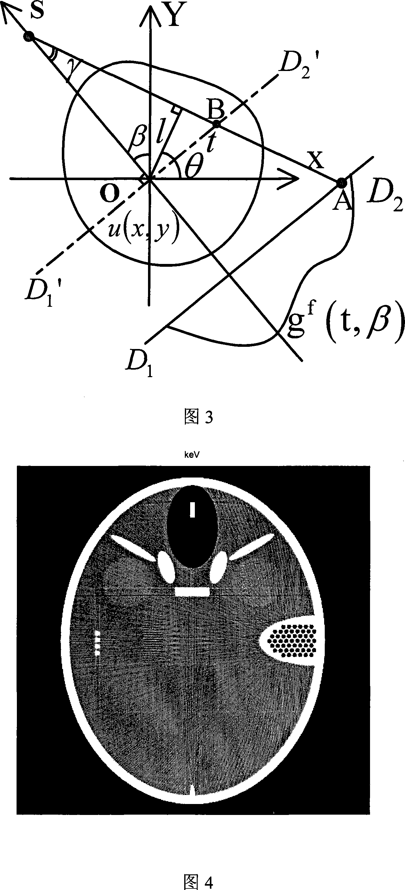 Method for correcting projection pencil sclerosis based on CT data consistency