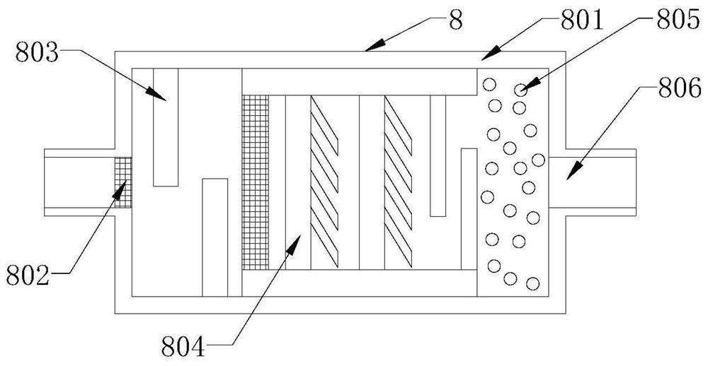 Exhaust pipe capable of purifying tail gas