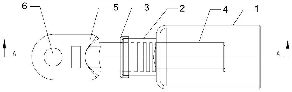 Cable terminal protection terminal and production process thereof