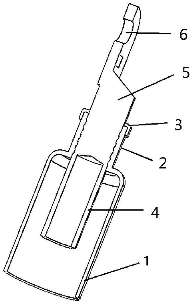 Cable terminal protection terminal and production process thereof