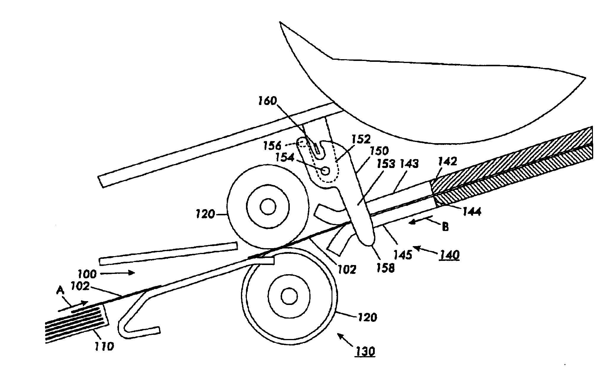 Systems and methods providing bi-directional passage of an object via an articulated member