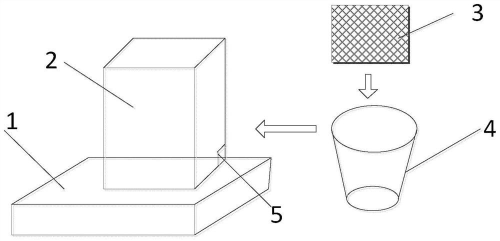 An oscillation measurement method and system for simulating the vertical grain sequence of glutenite