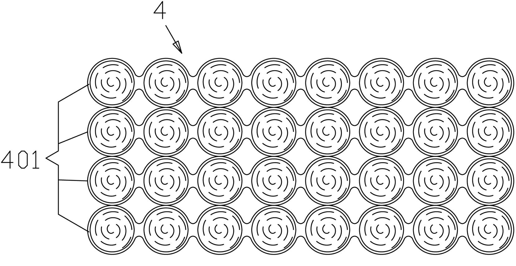 Spring mattress and curling method thereof