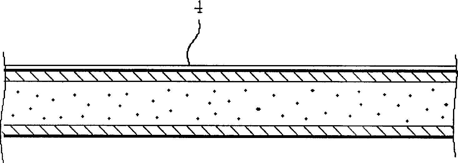 Powder coating metal overlay decoration plate and manufacturing method thereof