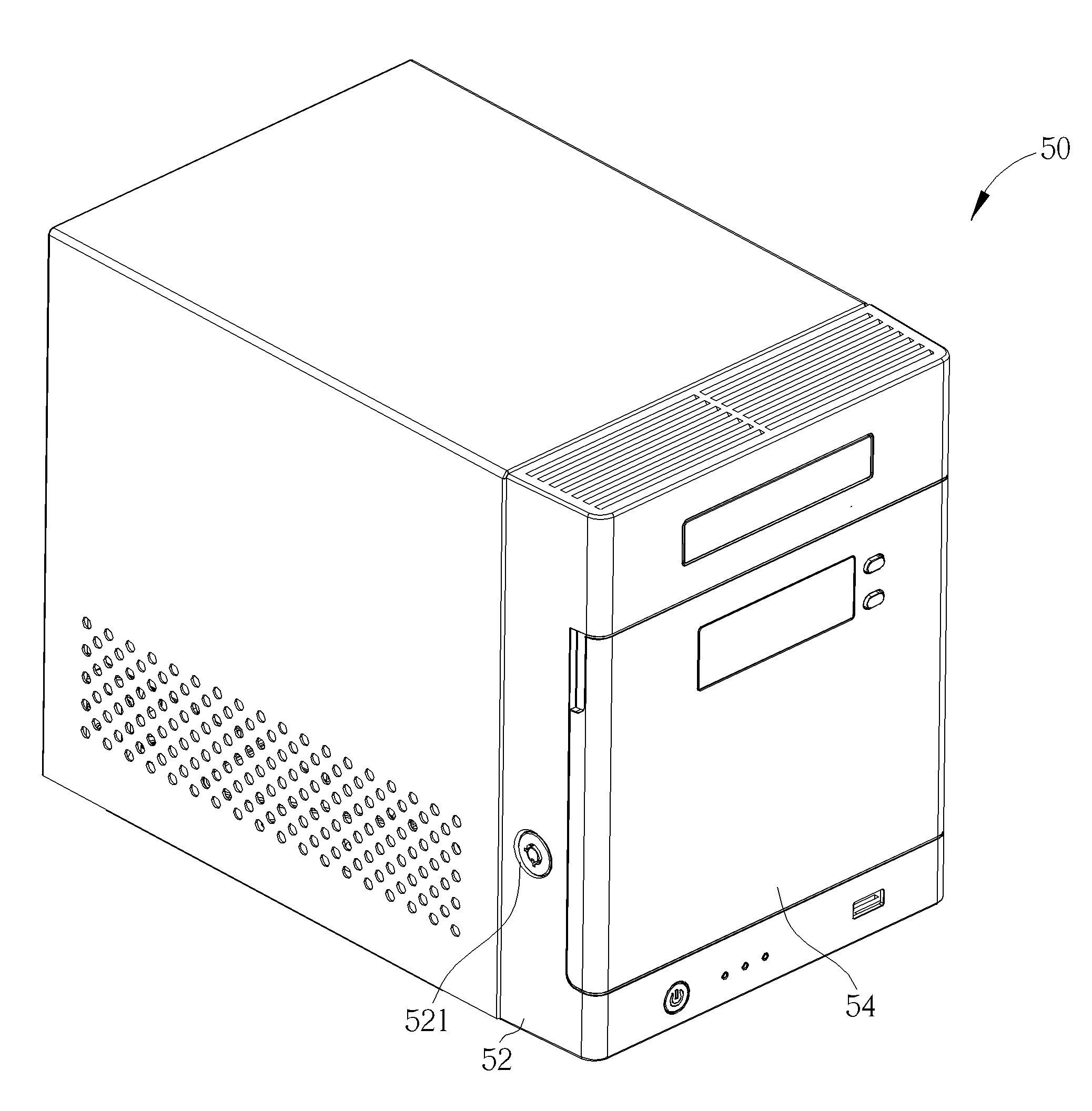 Locking mechanism with easy assembly and electronic device therewith