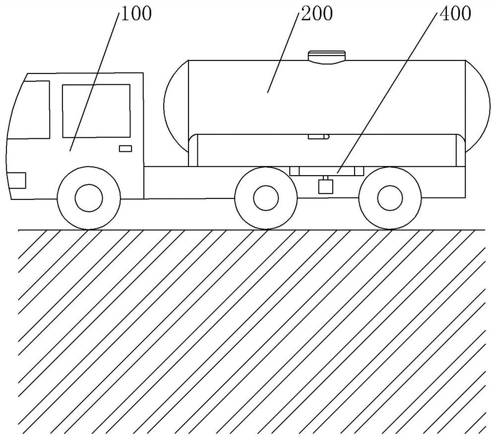 Powder and particle material transportation tank