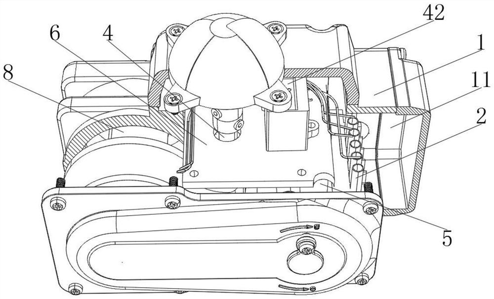 Top-speed actuator