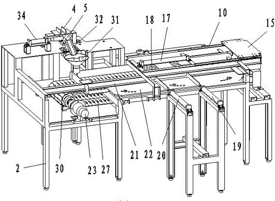 Rebar connecting sleeve conveying and arranging device