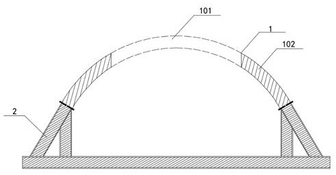 Multifunctional adit heading machine simulation test platform and use method thereof