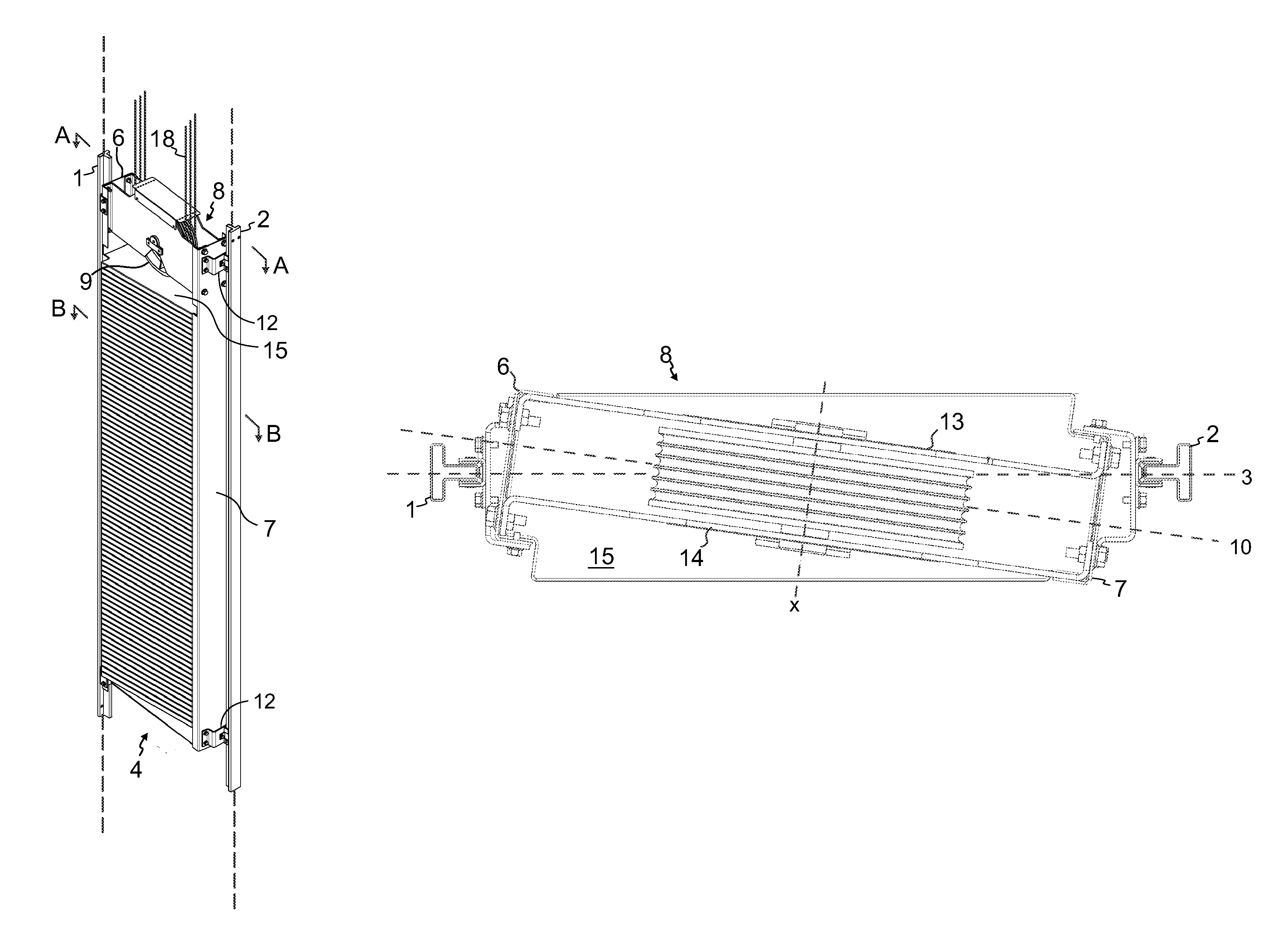 Counterweight arrangement for an elevator and an elevator