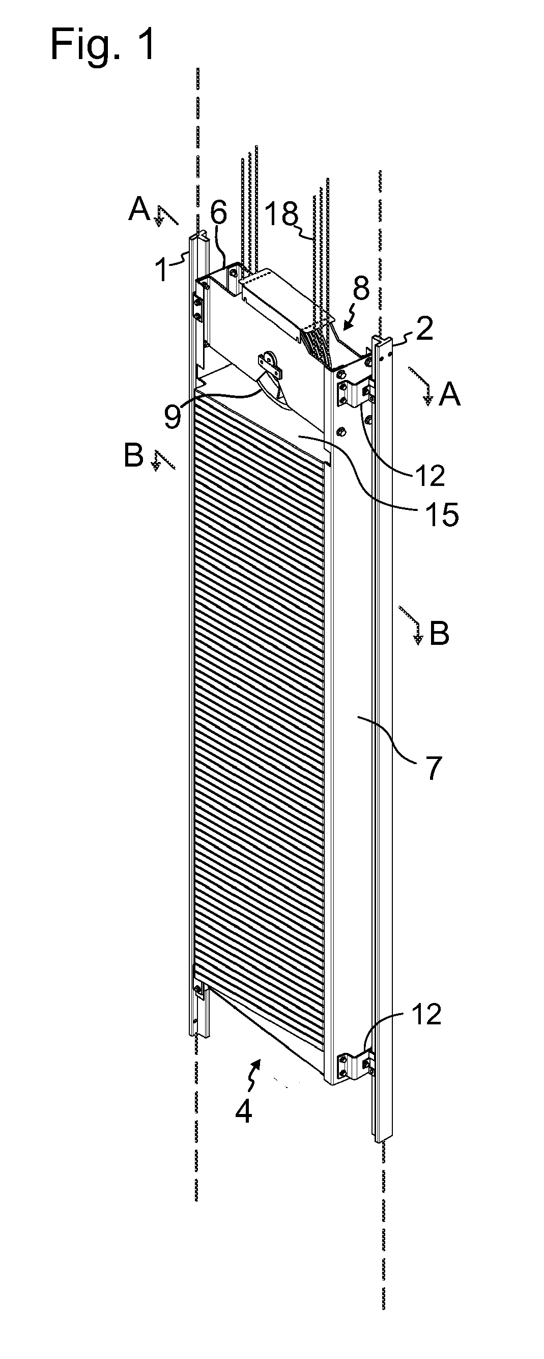 Counterweight arrangement for an elevator and an elevator