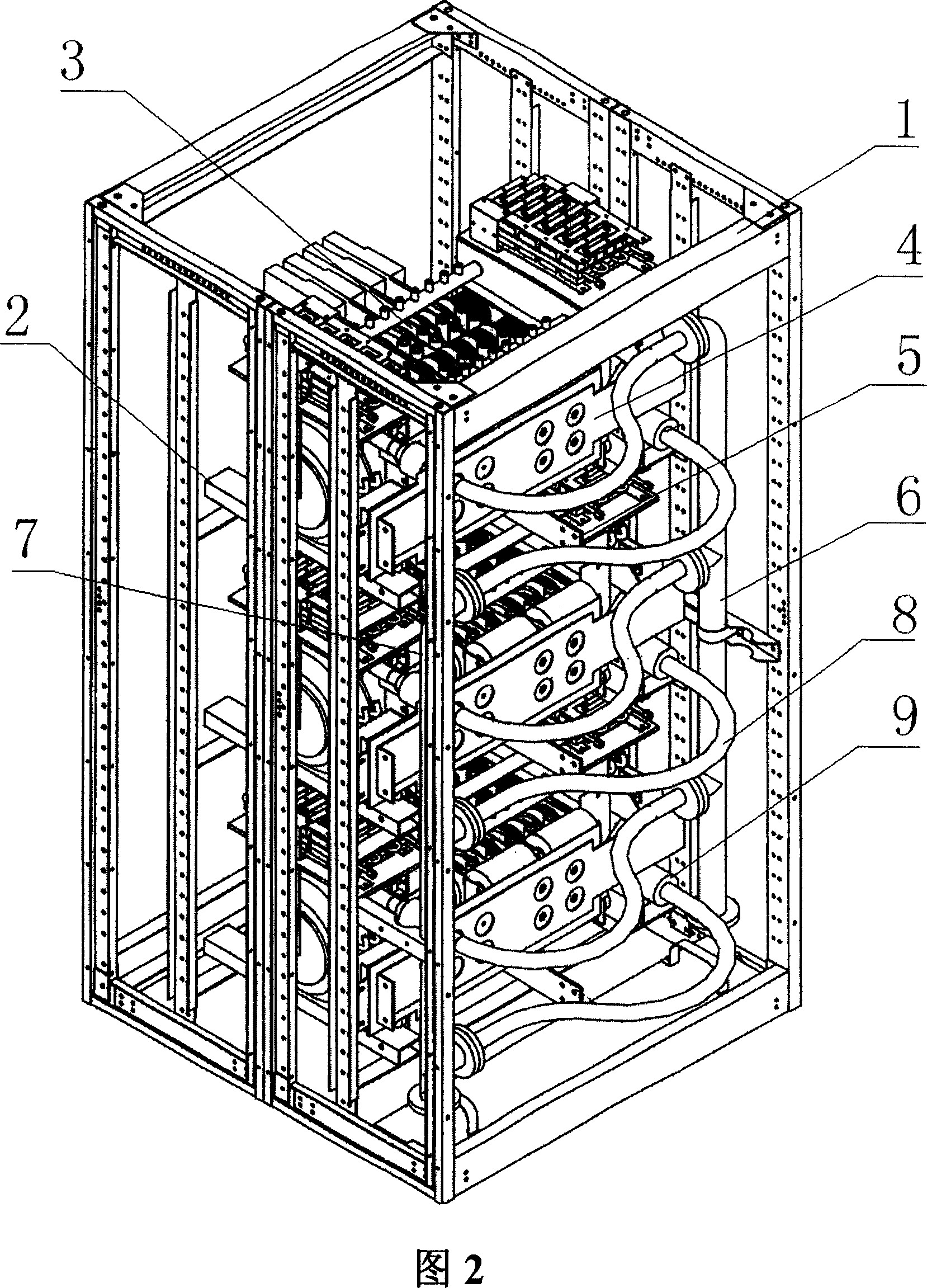High-tension integral gate change transistor three-level frequency-converter power cabinet