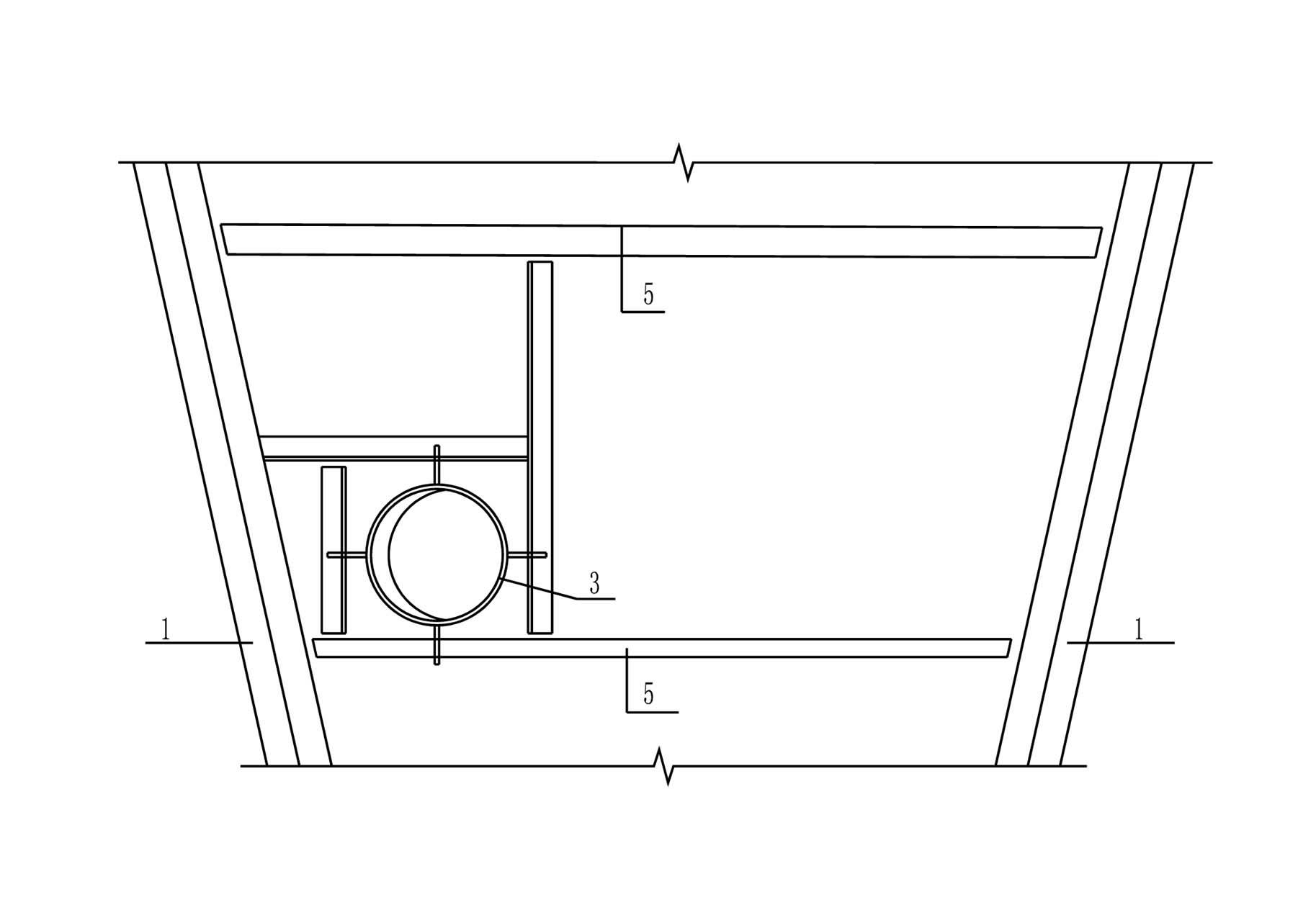 Steel storage bin top feeding auxiliary structure