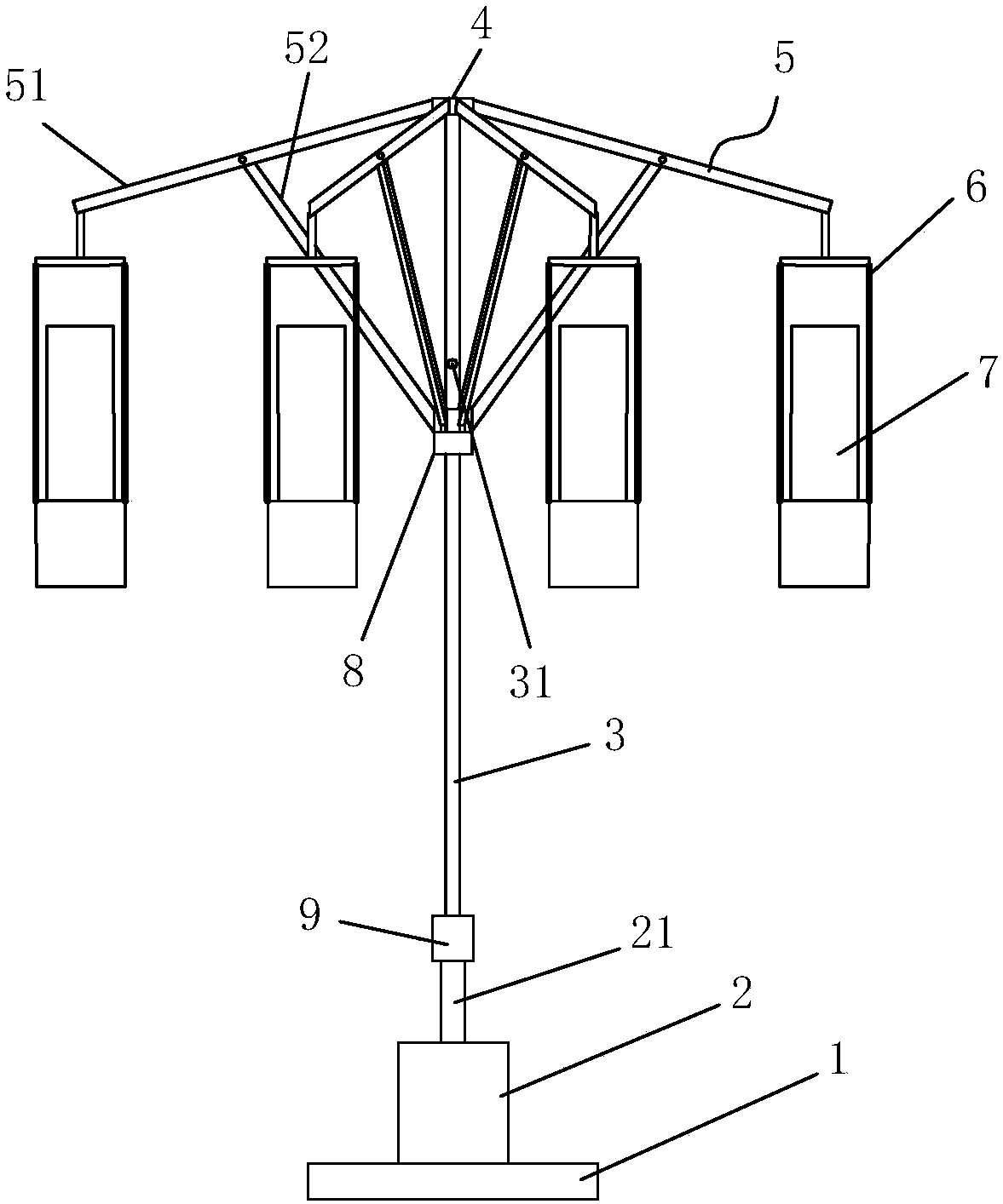 Ovum picking test tube transfer heat insulating device