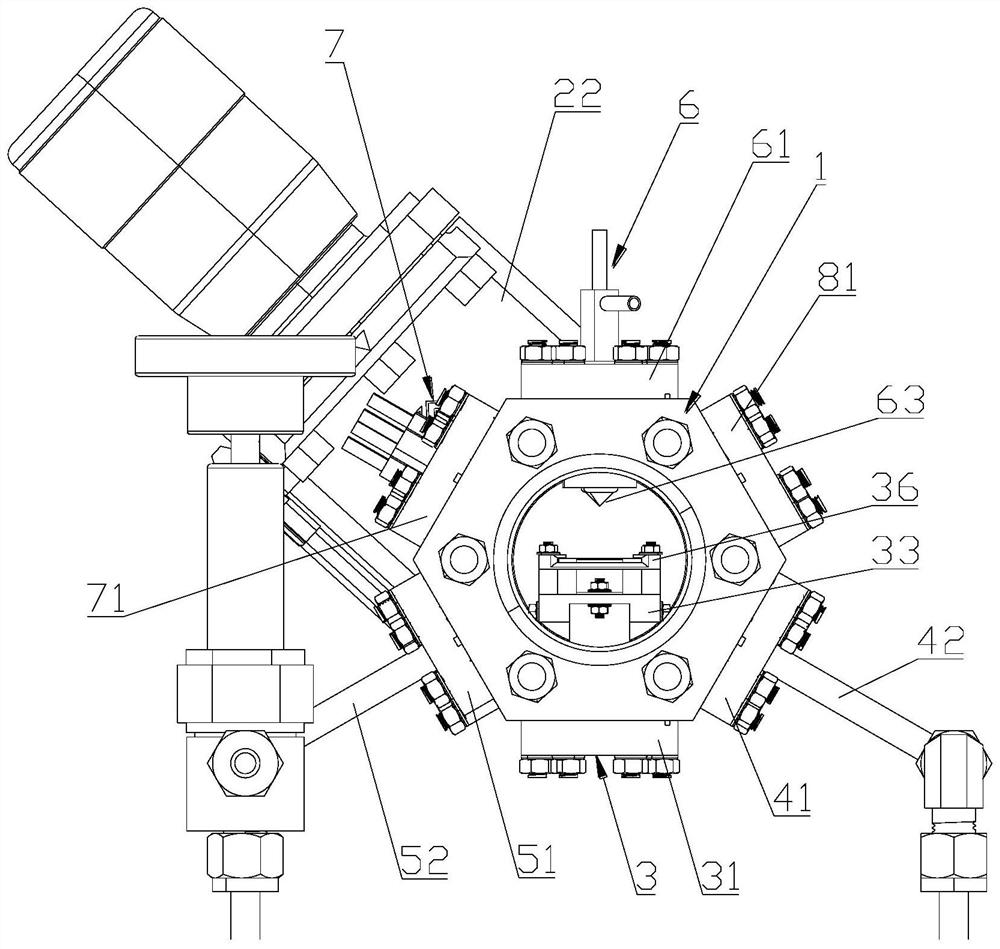 Ultrahigh vacuum in-situ dripping device