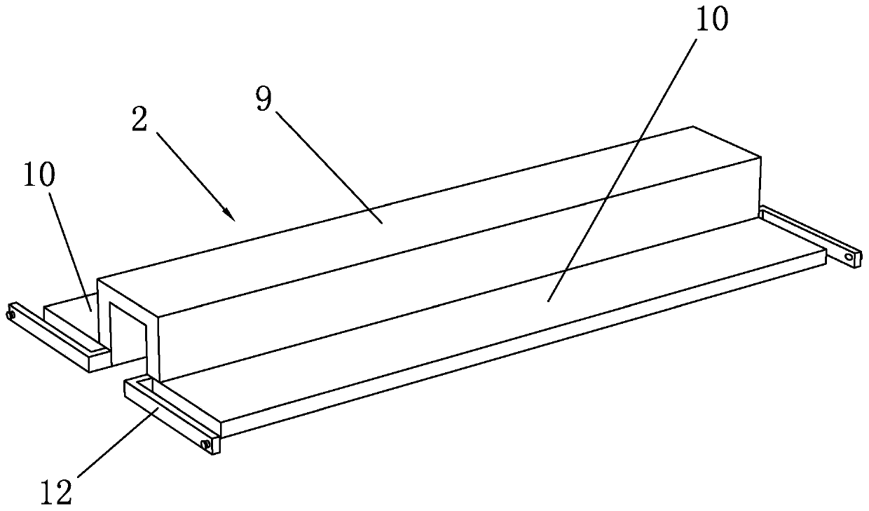 Air duct bracket used in integrated cooker and mounting method for air duct bracket