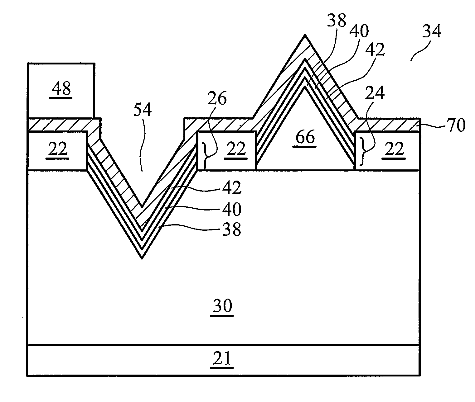 Patterned Substrate for Hetero-epitaxial Growth of Group-III Nitride Film