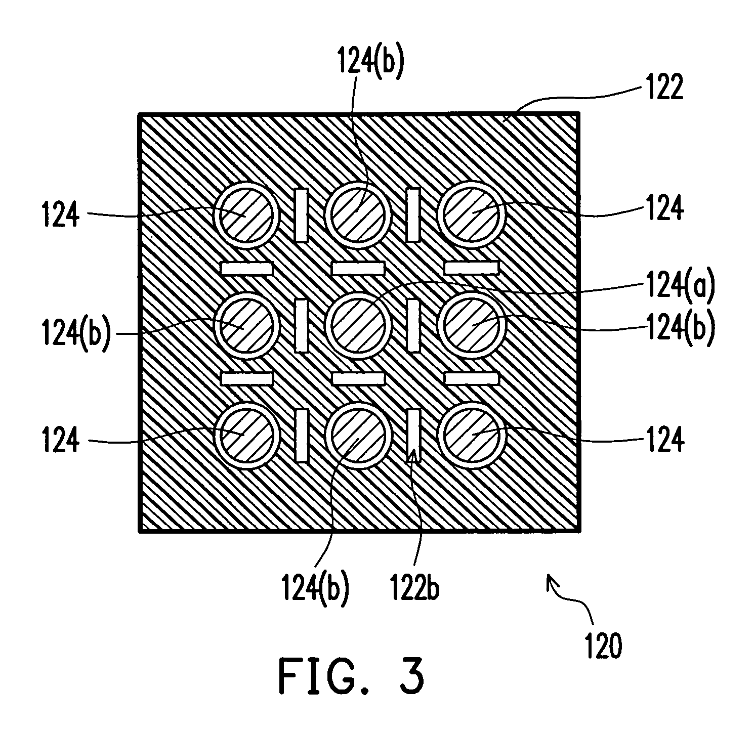Testing assembly for electrical test of electronic package and testing socket thereof