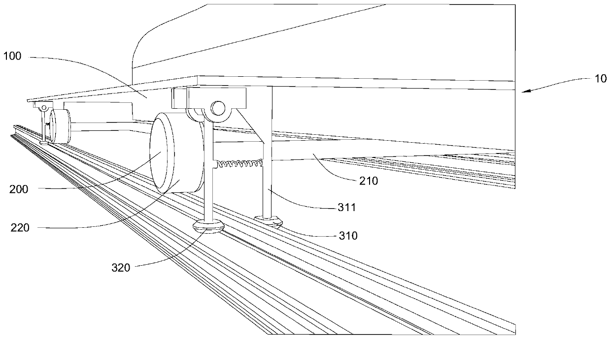 Rail car and tunnel inspection car