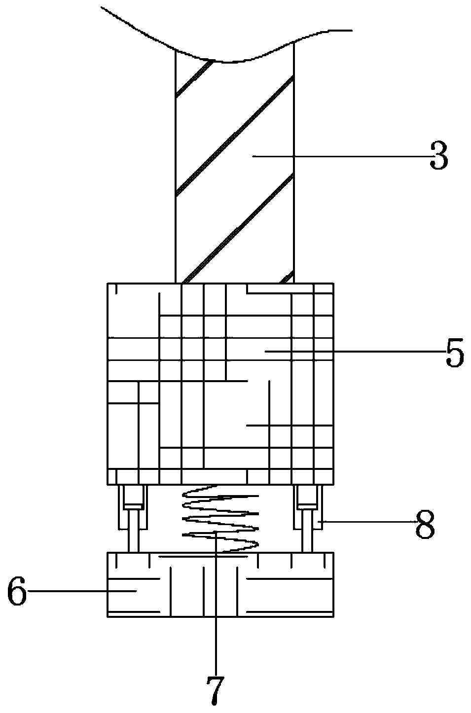 Plant liquid extraction device in technical field of biology