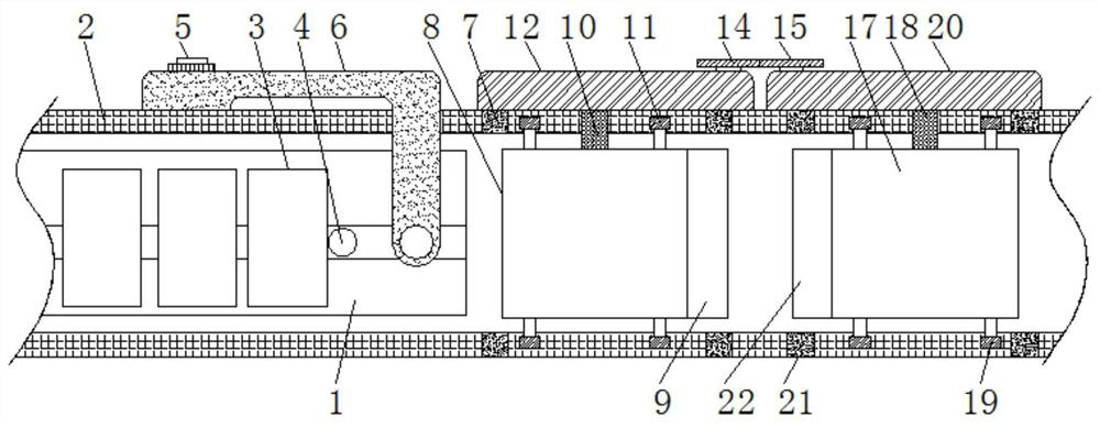 Automatic express item sorting mechanism for logistics distribution and application of automatic express item sorting mechanism