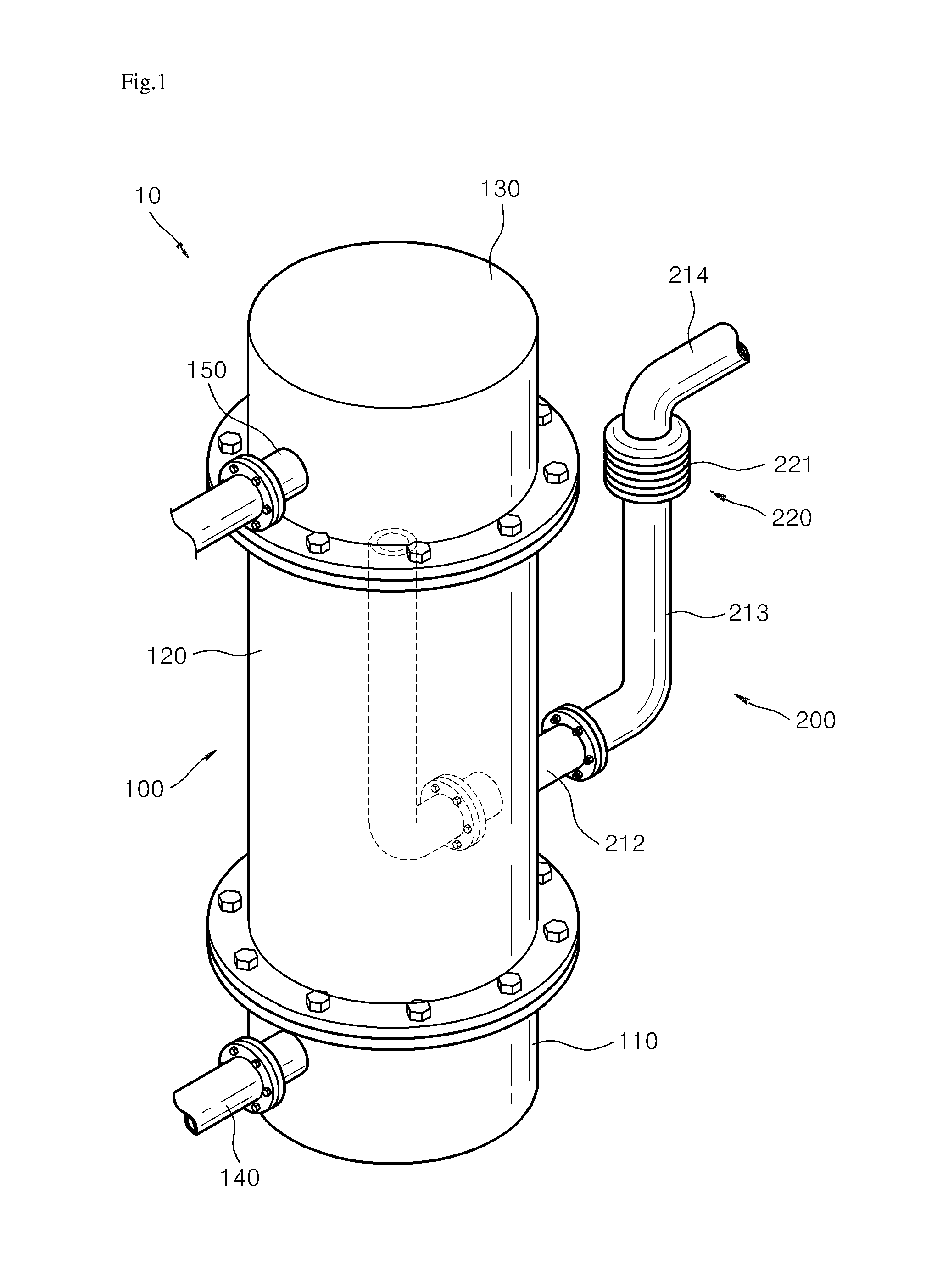 Apparatus for separating and collecting oil spilled in ocean
