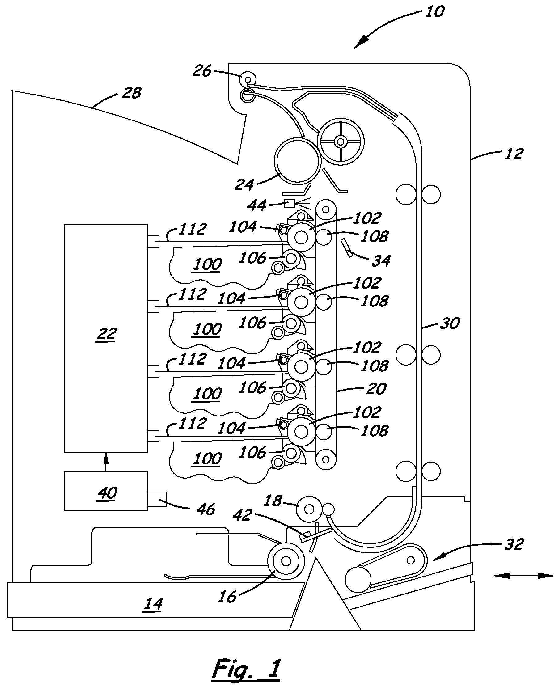 System and Method for Adjusting Selected Operating Parameter of Image Forming Device Based on Selected Environmental Conditions to Control White Vector