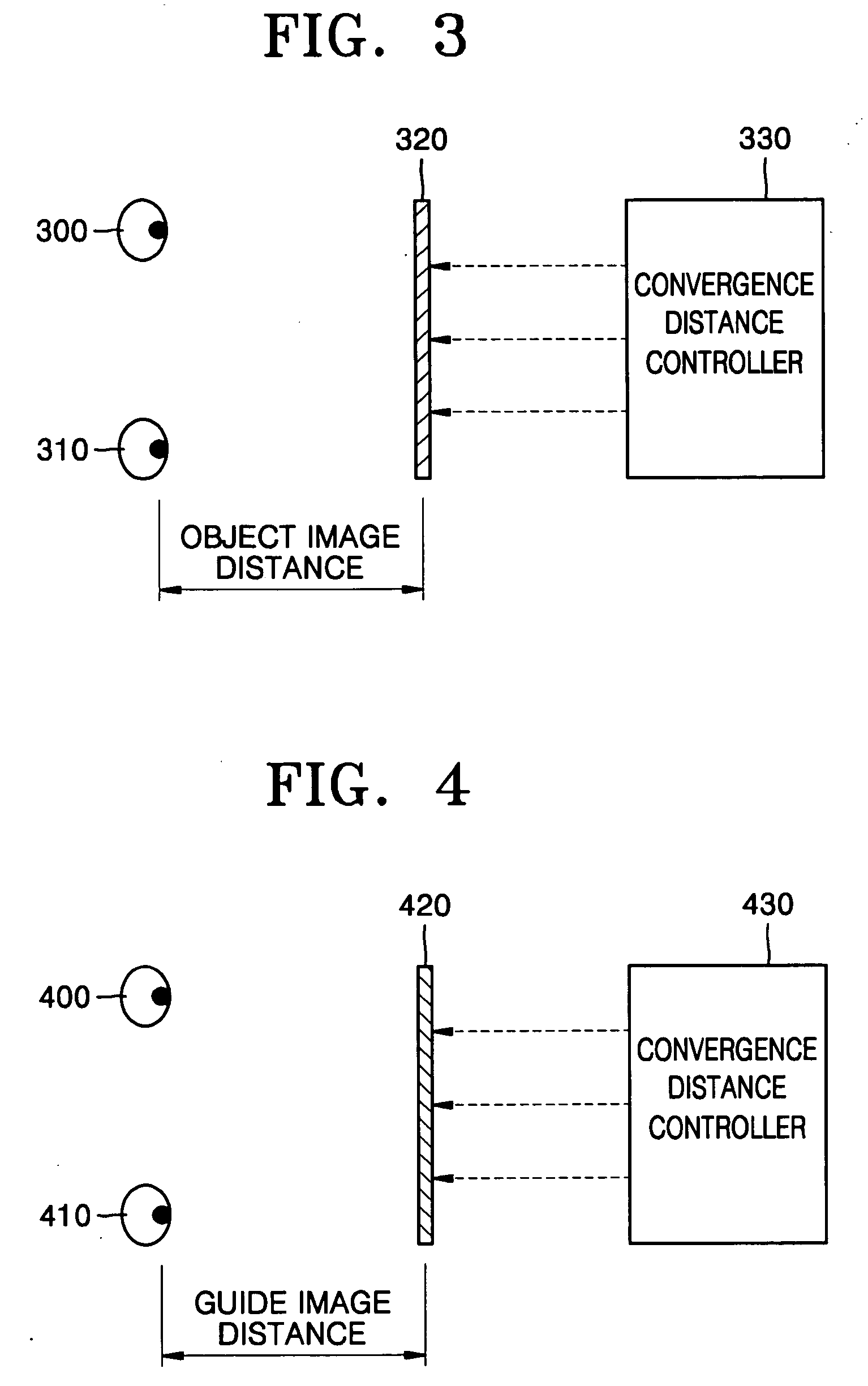 Method and apparatus for controlling convergence distance for observation of 3D image