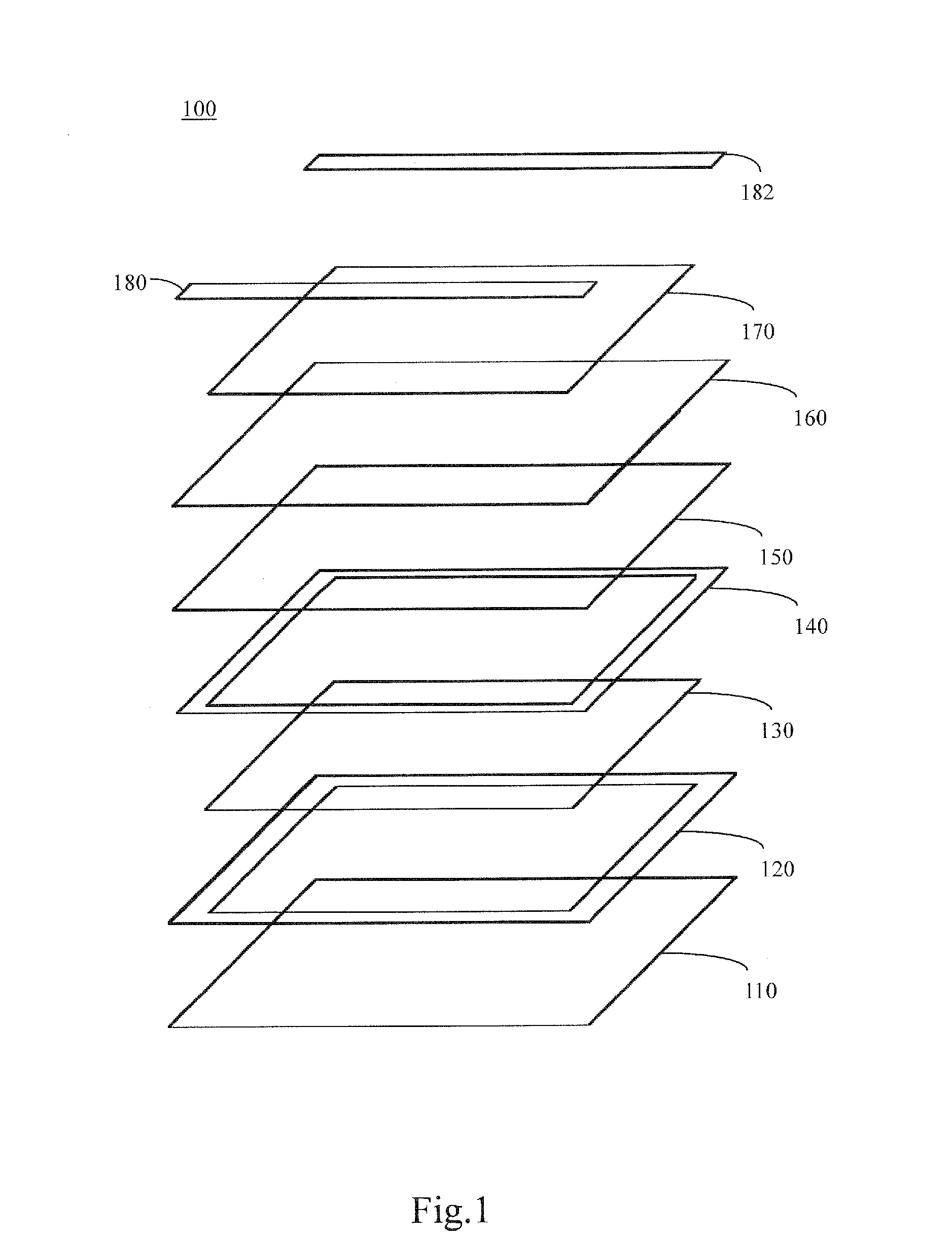 Projected capacitive touch panel