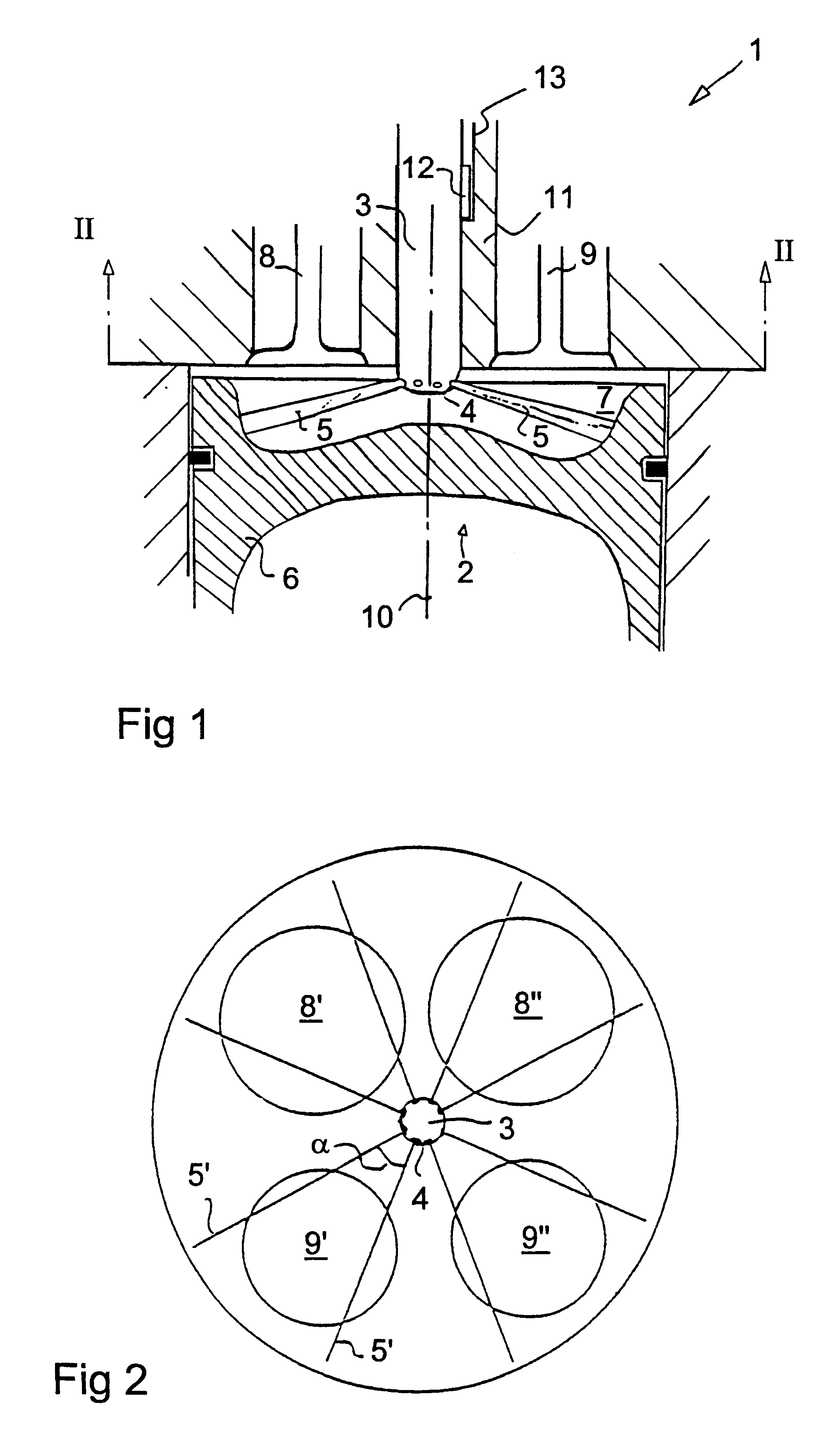 Internal combustion engine with fuel injection