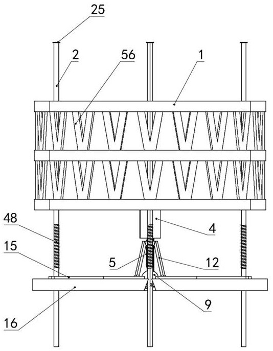 Pile foundation safety device for constructional engineering
