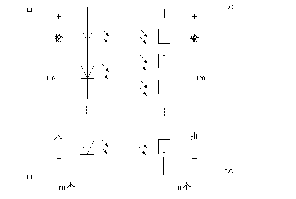 Chip with semiconductor direct current voltage transformation structures