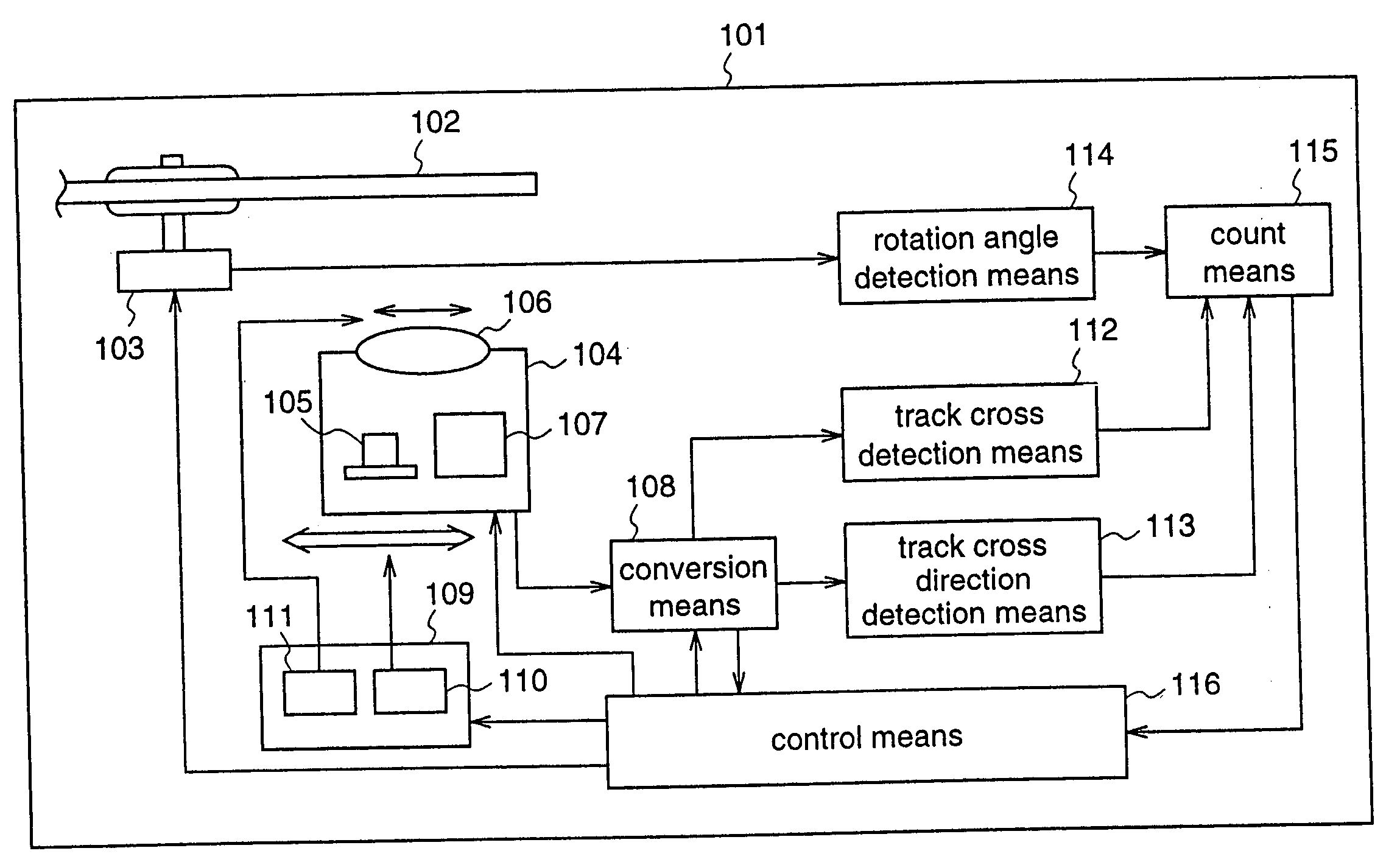 Information disc recording/playback apparatus, and vibration detection method for information disc recording/playback apparatus