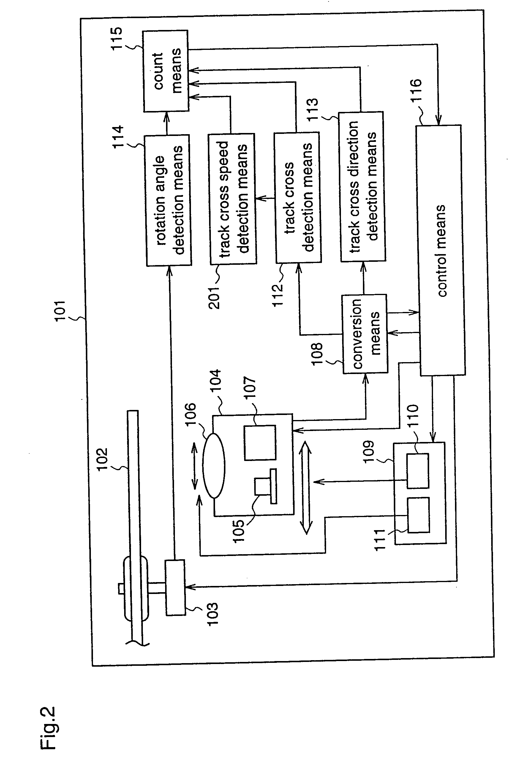 Information disc recording/playback apparatus, and vibration detection method for information disc recording/playback apparatus