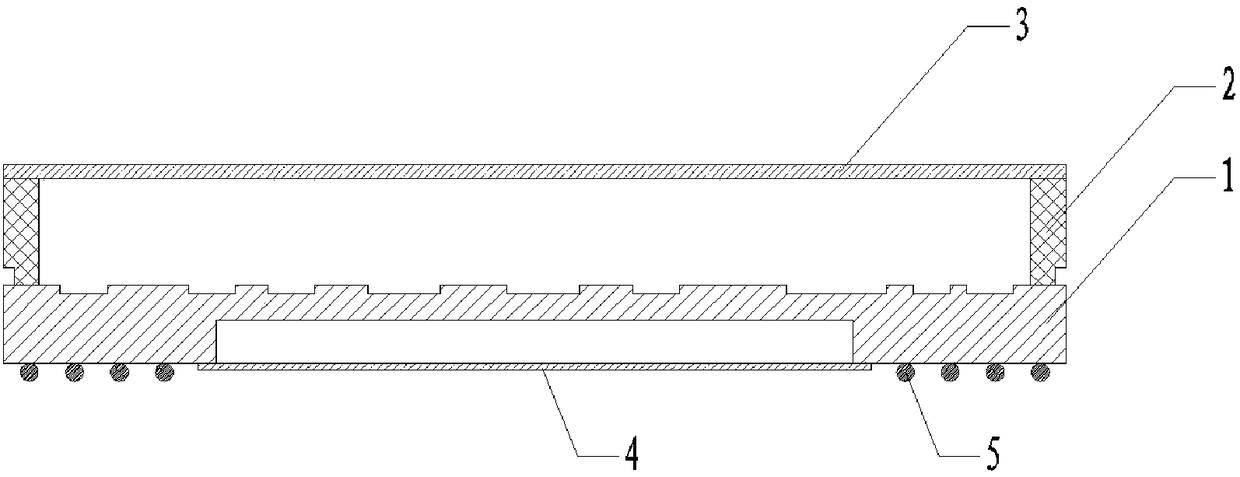 Ceramic double-side three-dimensional integrated structure and packaging method of ultra-wideband radio frequency micro-system