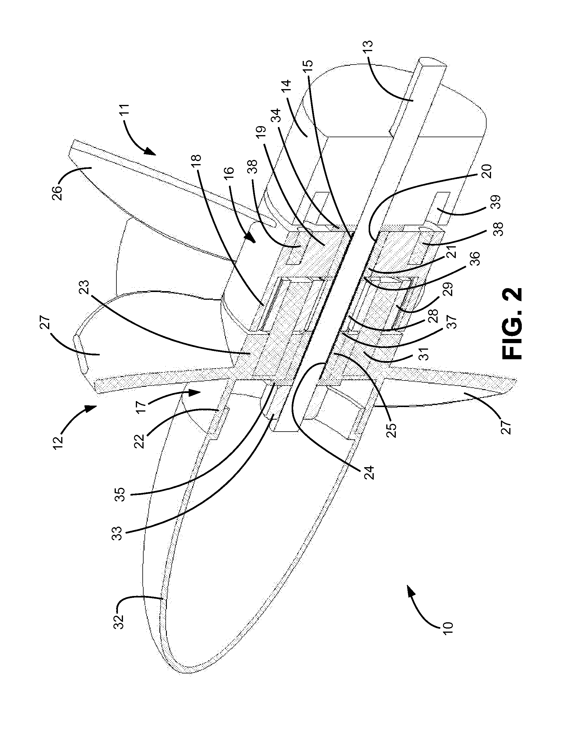 Counter-Rotating Integrated Propeller Assembly