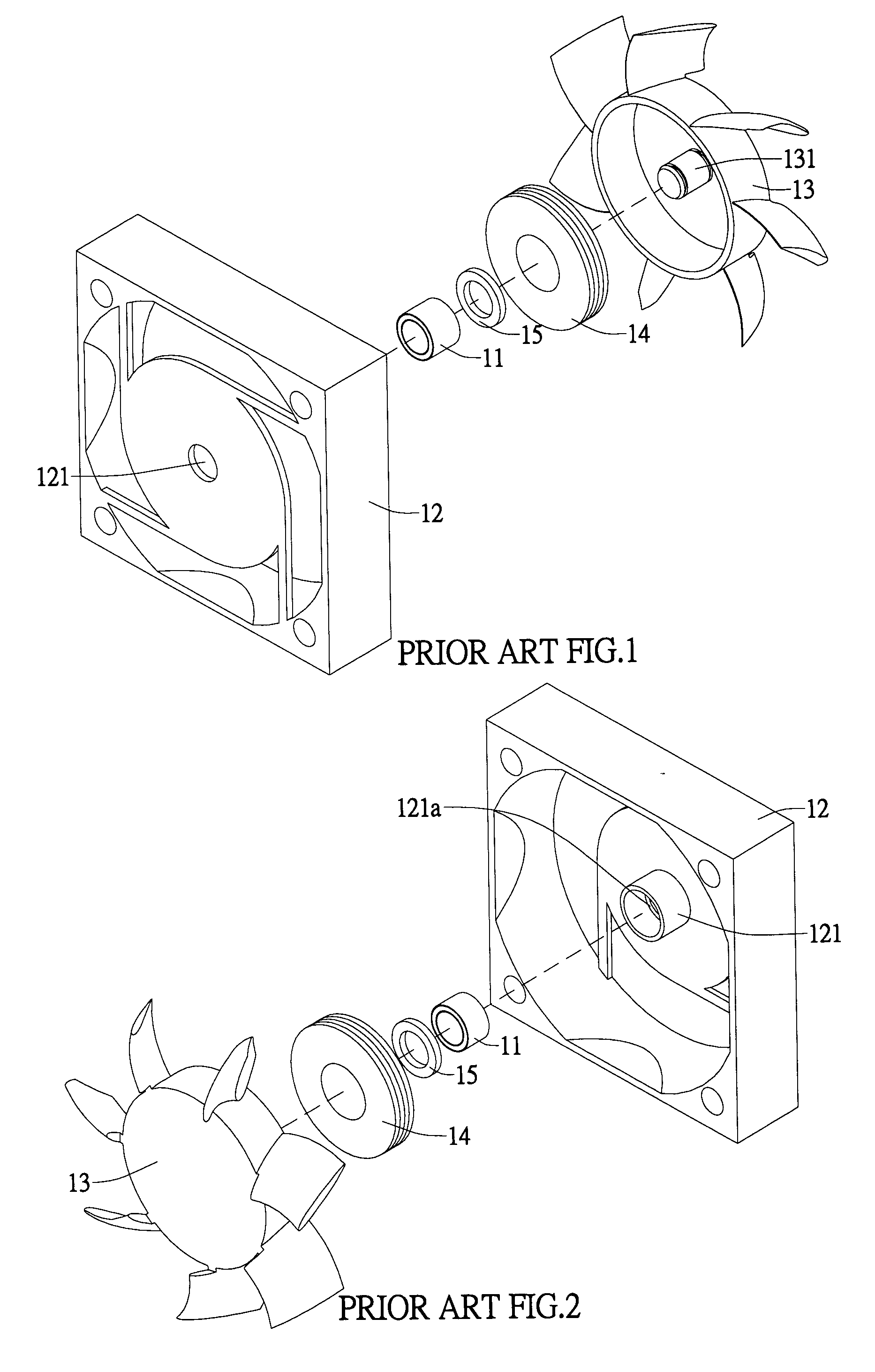 Bearing supporting structure