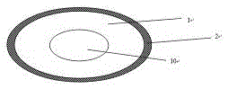 Semiconductor laser with elliptic annular window
