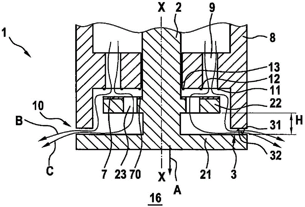 Direct-injecting gas injector with elastomer sealing seats and sealing edges