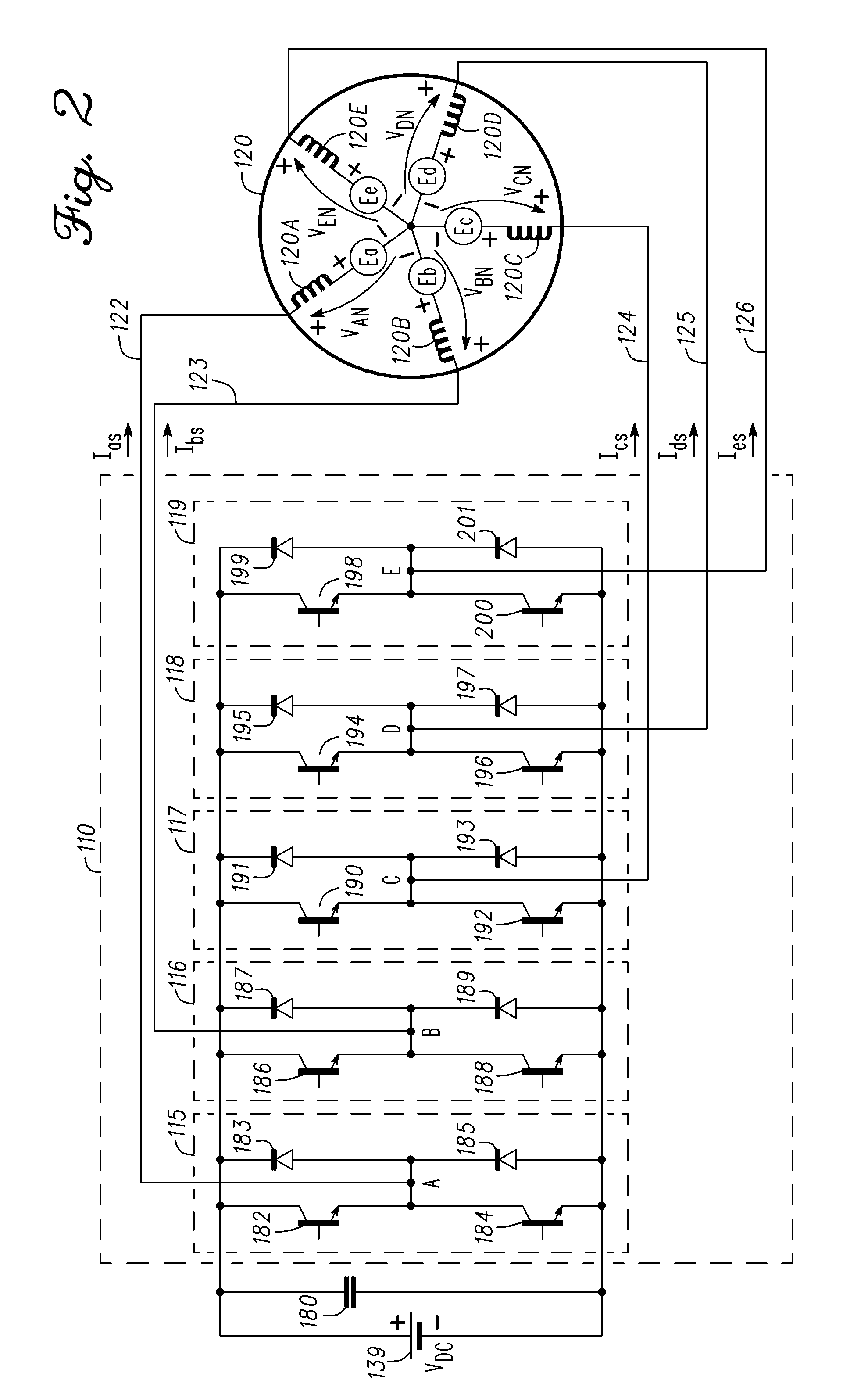 Methods, systems and apparatus for optimization of third harmonic current injection in a multi-phase machine