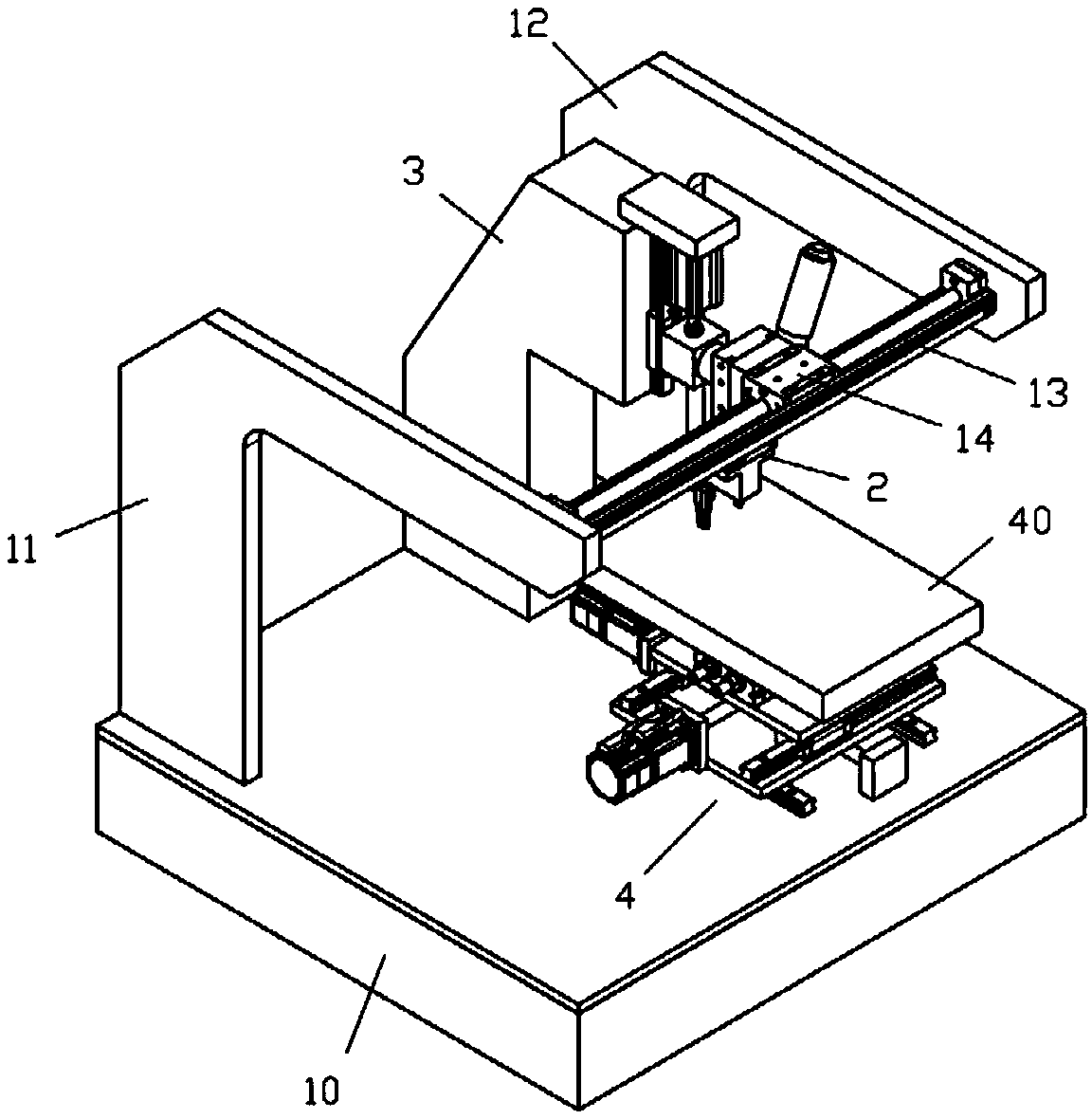 Machining device provided with double-spindle mechanism
