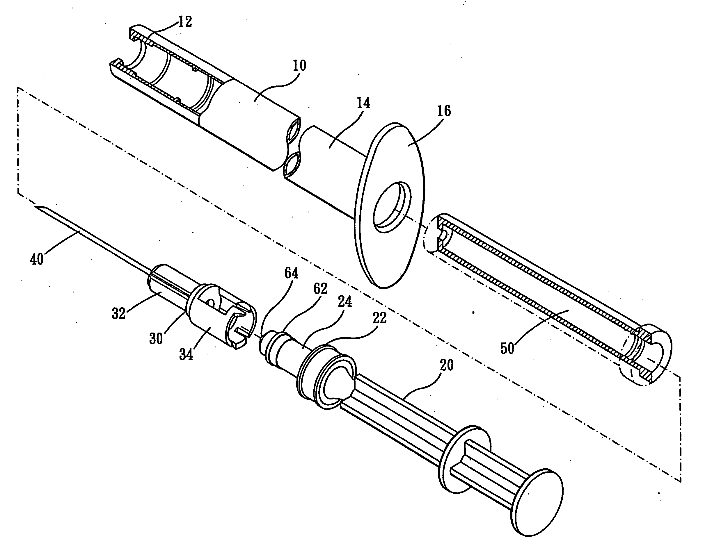 Mechanism for tilting retractable needle