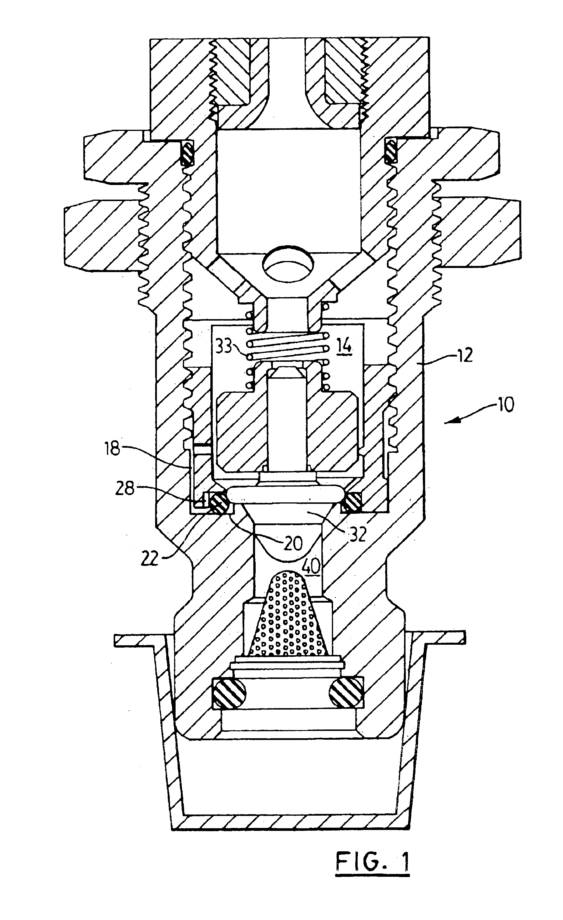 Pressurized valve seal