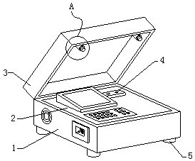 Urine detection instrument for obstetrical department